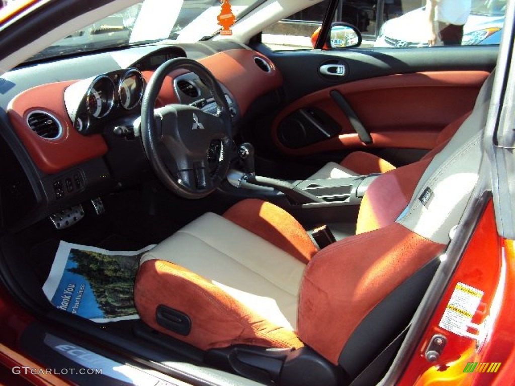 2009 Eclipse GT Coupe - Sunset Pearlescent Pearl / Terra Cotta/Charcoal photo #12