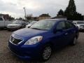 2012 Metallic Blue Nissan Versa 1.6 SV Sedan  photo #1