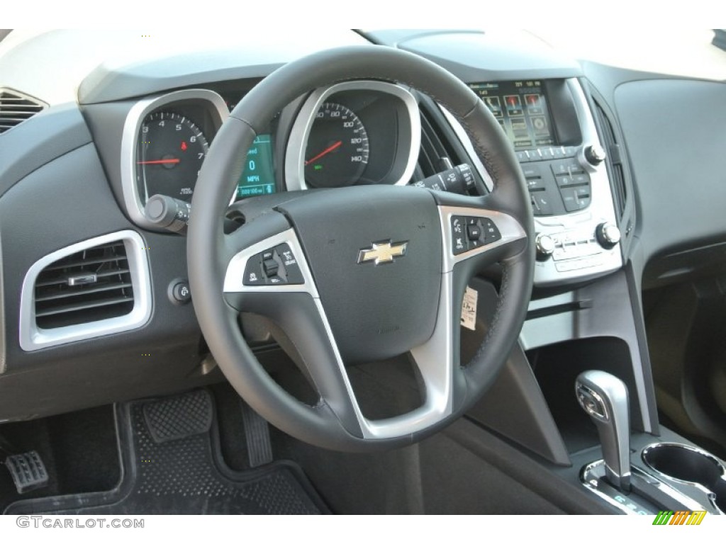 2013 Chevrolet Equinox LT Jet Black Steering Wheel Photo #86299383