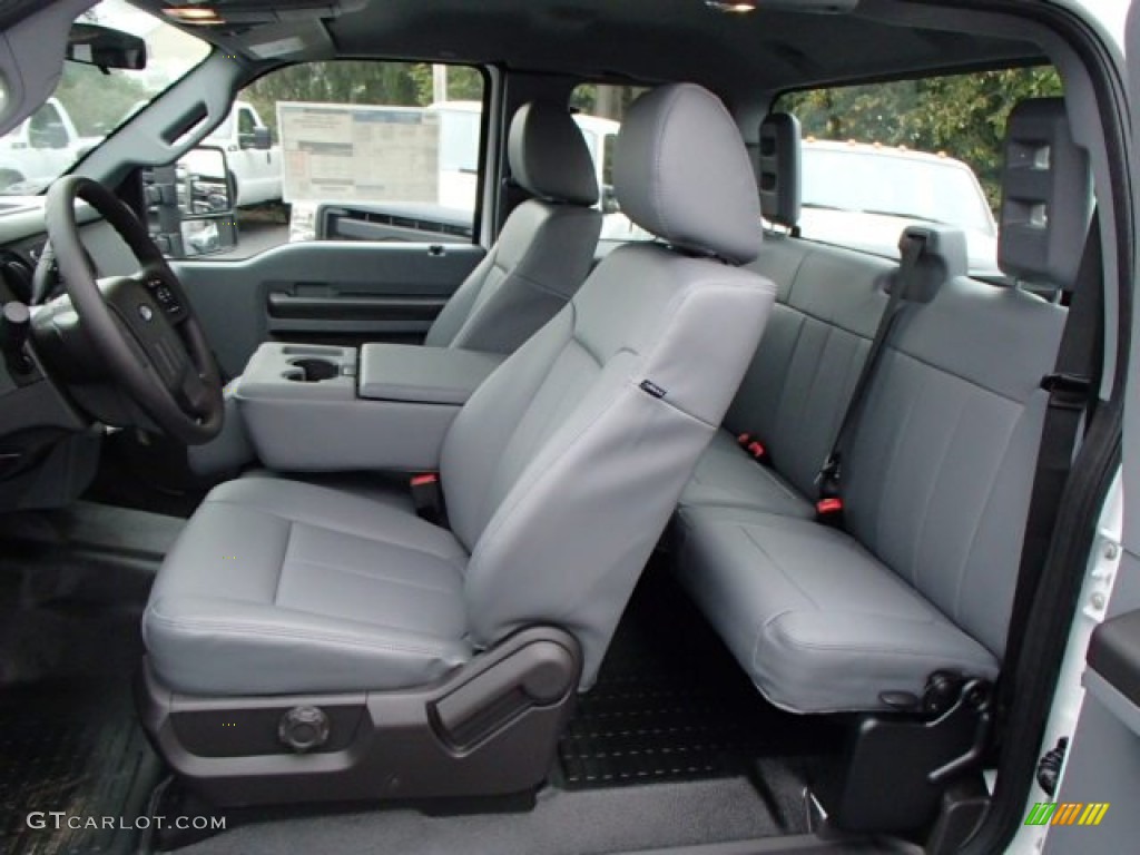 Steel Interior 2014 Ford F250 Super Duty XL SuperCab 4x4 Photo #86299836