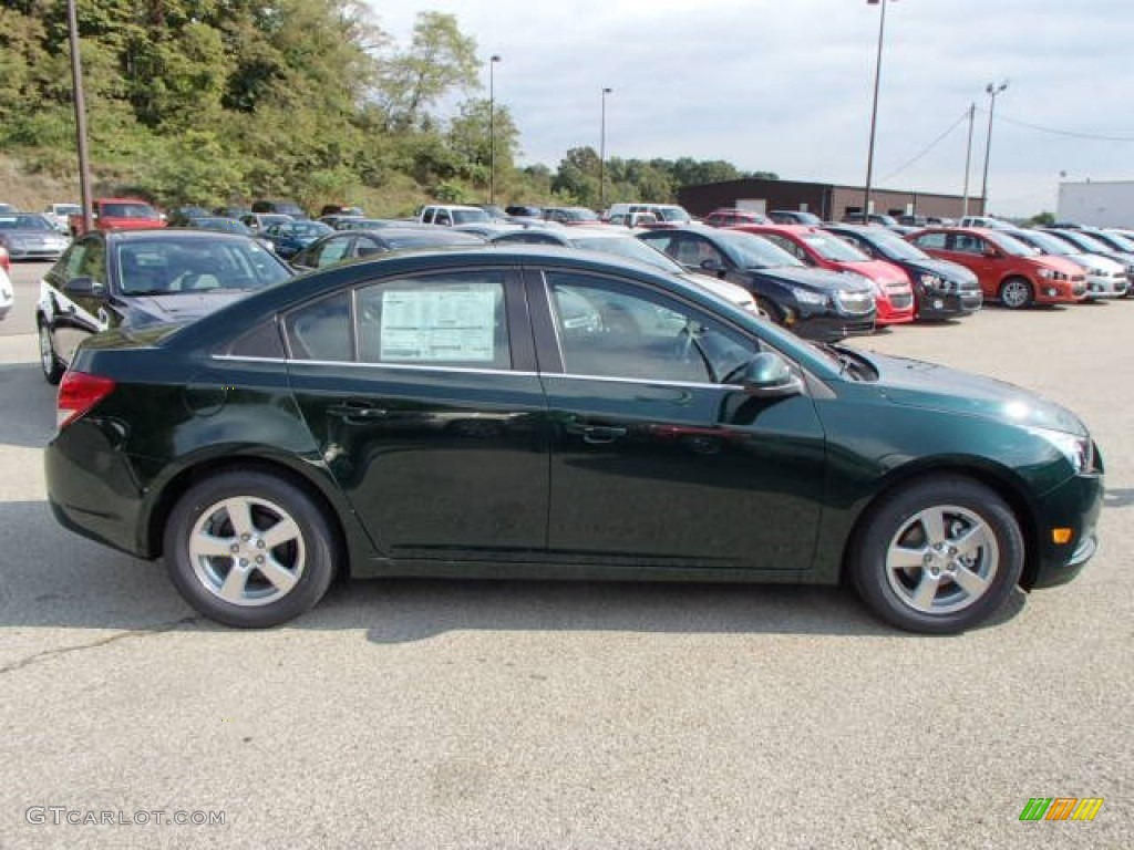 2014 Cruze LT - Rainforest Green Metallic / Jet Black photo #4