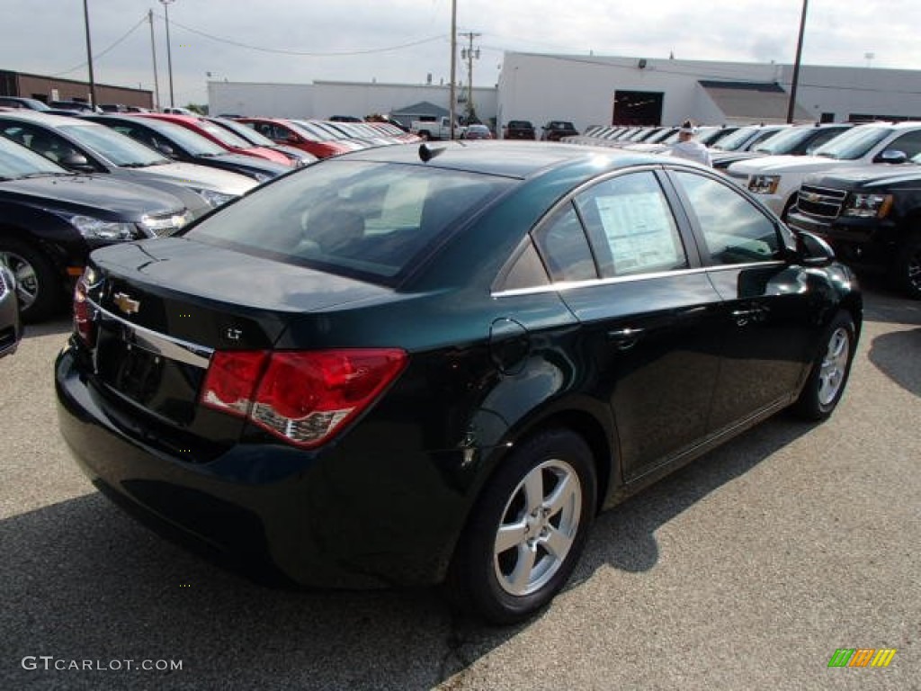 2014 Cruze LT - Rainforest Green Metallic / Jet Black photo #5
