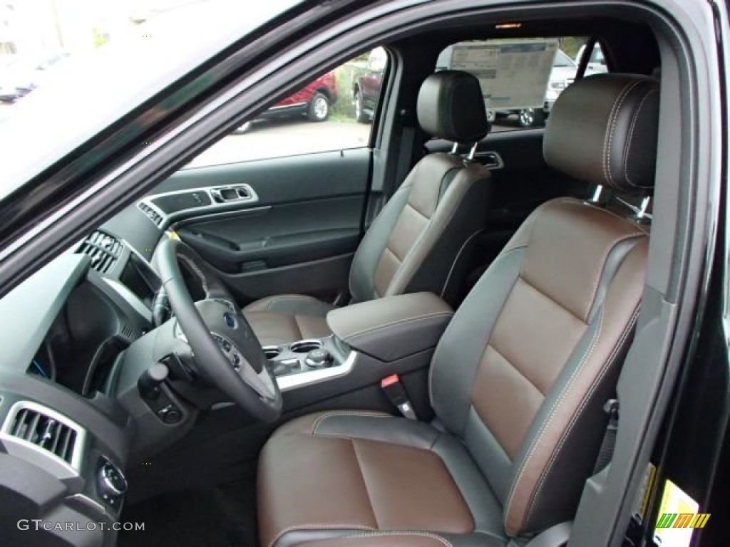 Sport Charcoal Black/Sienna Interior 2014 Ford Explorer Sport 4WD Photo #86300285