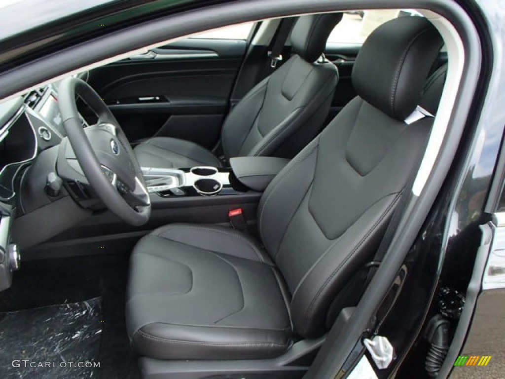 2014 Ford Fusion Titanium AWD Front Seat Photo #86300323
