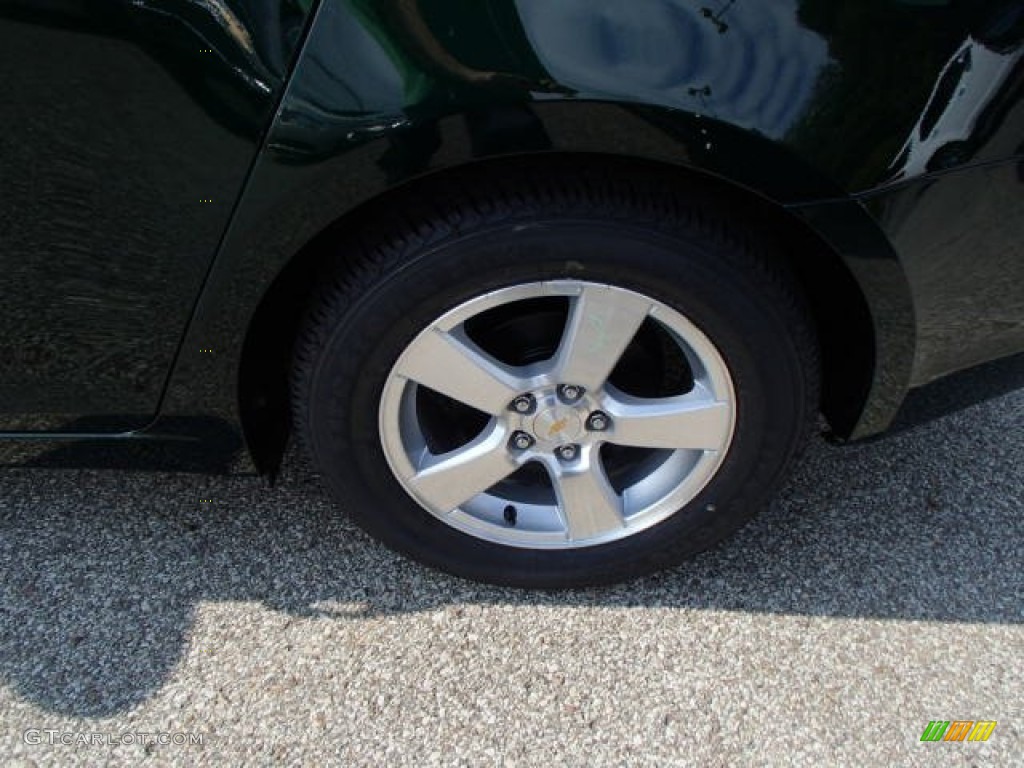 2014 Cruze LT - Rainforest Green Metallic / Jet Black photo #9