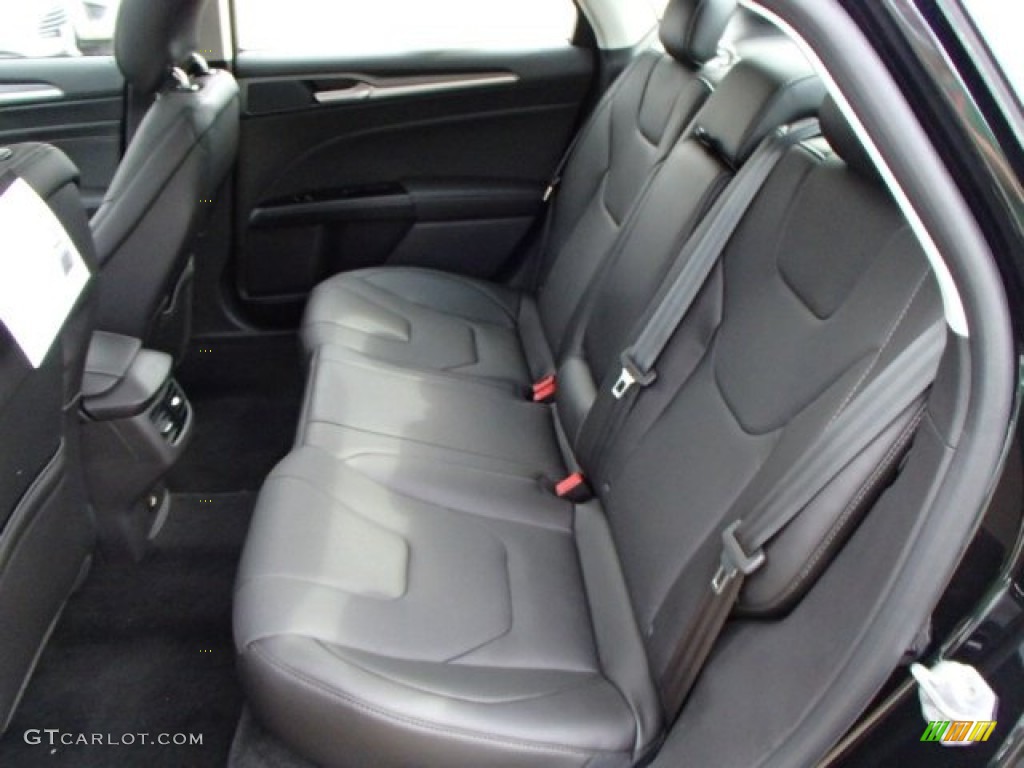 Charcoal Black Interior 2014 Ford Fusion Titanium AWD Photo #86300340