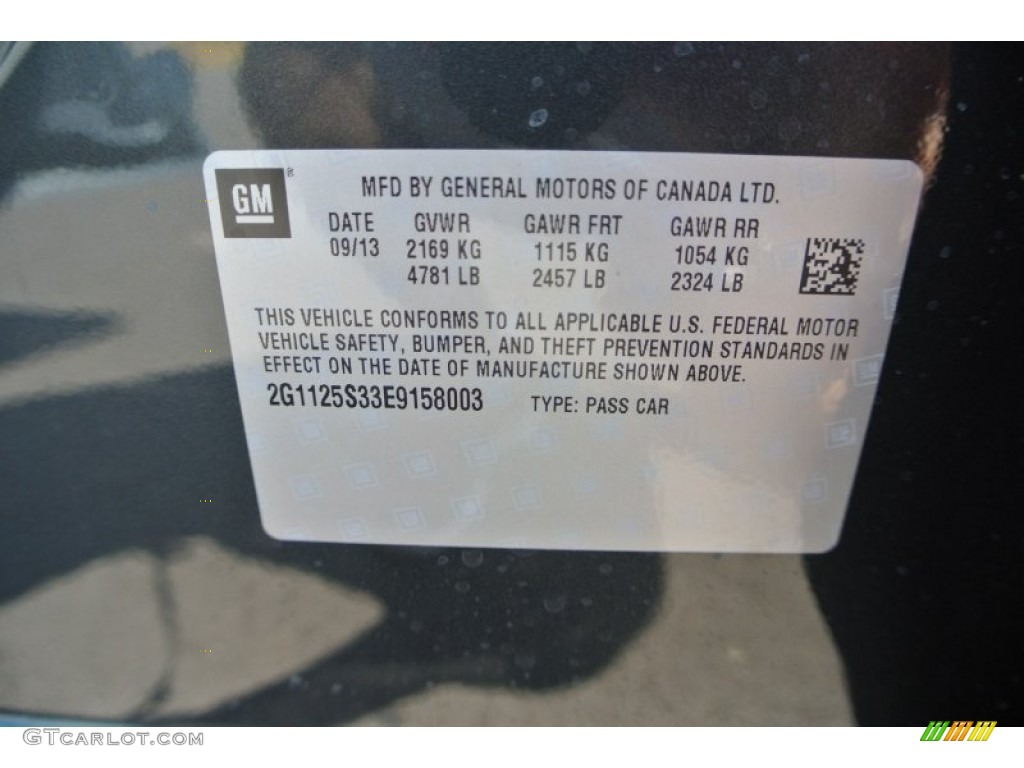 2014 Impala LT - Ashen Gray Metallic / Jet Black/Dark Titanium photo #7