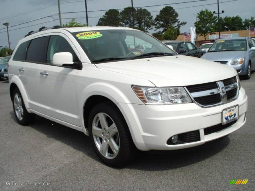 2009 Journey R/T AWD - Stone White / Pastel Pebble Beige photo #8