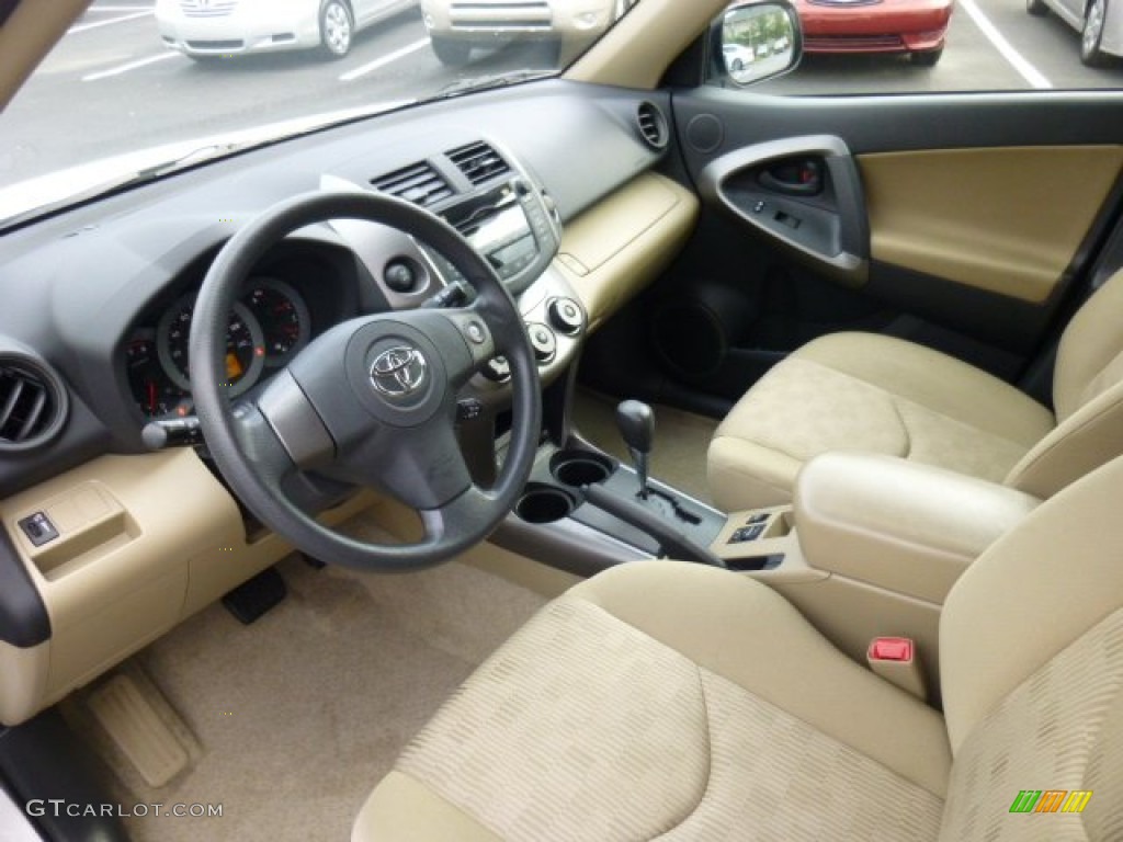 2011 RAV4 I4 4WD - Super White / Sand Beige photo #17