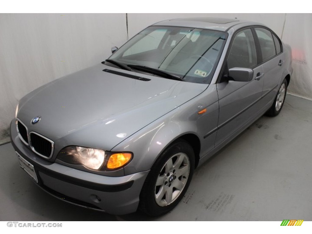 2004 3 Series 325xi Sedan - Silver Grey Metallic / Black photo #3