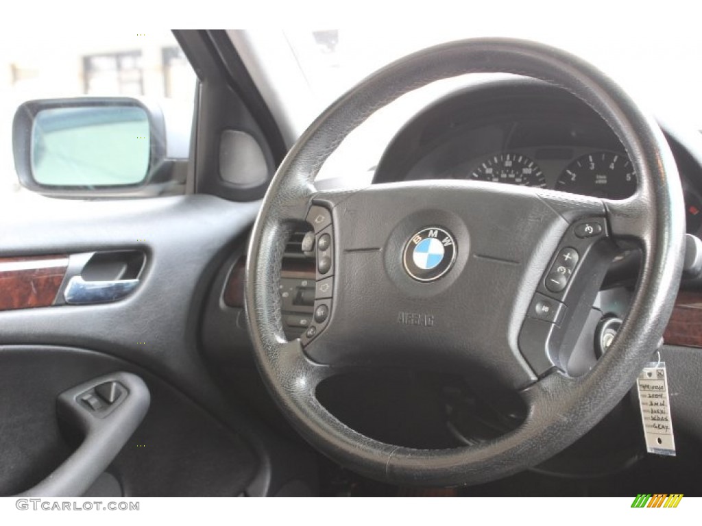 2004 3 Series 325xi Sedan - Silver Grey Metallic / Black photo #30