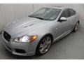 Liquid Silver Metallic 2010 Jaguar XF XFR Sport Sedan Exterior