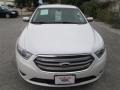 2013 White Platinum Tri-Coat Ford Taurus SEL  photo #2