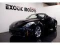 2008 Magnetic Black Nissan 350Z Touring Roadster  photo #10