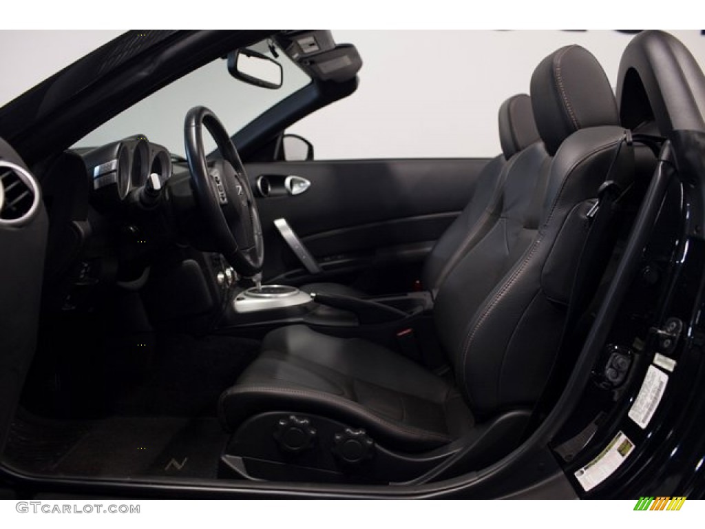2008 350Z Touring Roadster - Magnetic Black / Charcoal photo #34