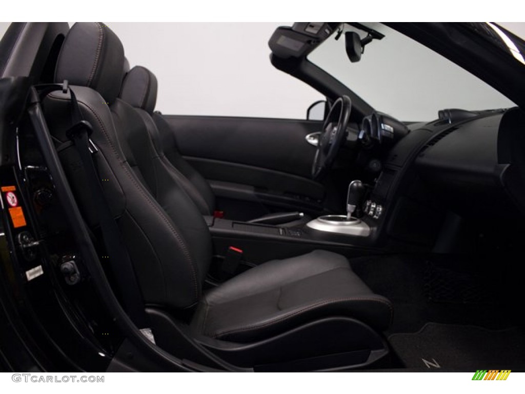 2008 350Z Touring Roadster - Magnetic Black / Charcoal photo #35