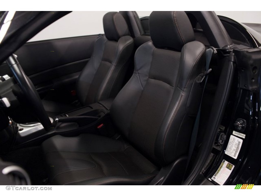 2008 350Z Touring Roadster - Magnetic Black / Charcoal photo #36