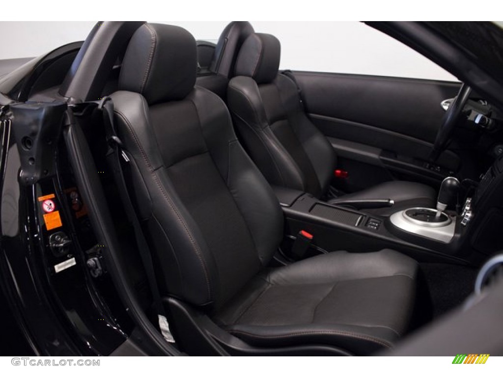 Charcoal Interior 2008 Nissan 350Z Touring Roadster Photo #86303022