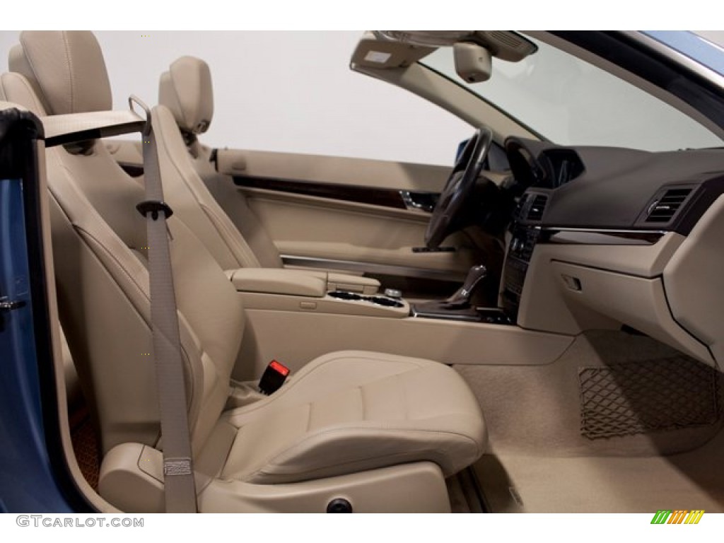 Almond/Mocha Interior 2011 Mercedes-Benz E 350 Cabriolet Photo #86304108