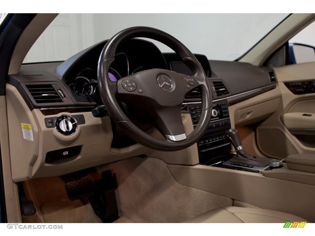 2011 E 350 Cabriolet - Quartz Blue Metallic / Almond/Mocha photo #39
