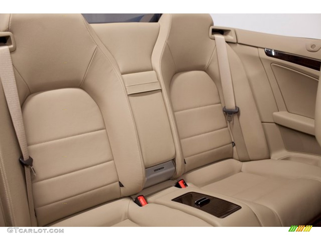 Almond/Mocha Interior 2011 Mercedes-Benz E 350 Cabriolet Photo #86304567