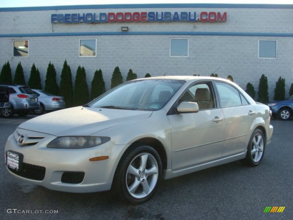 2007 MAZDA6 i Touring Sedan - Smokestone / Beige photo #1