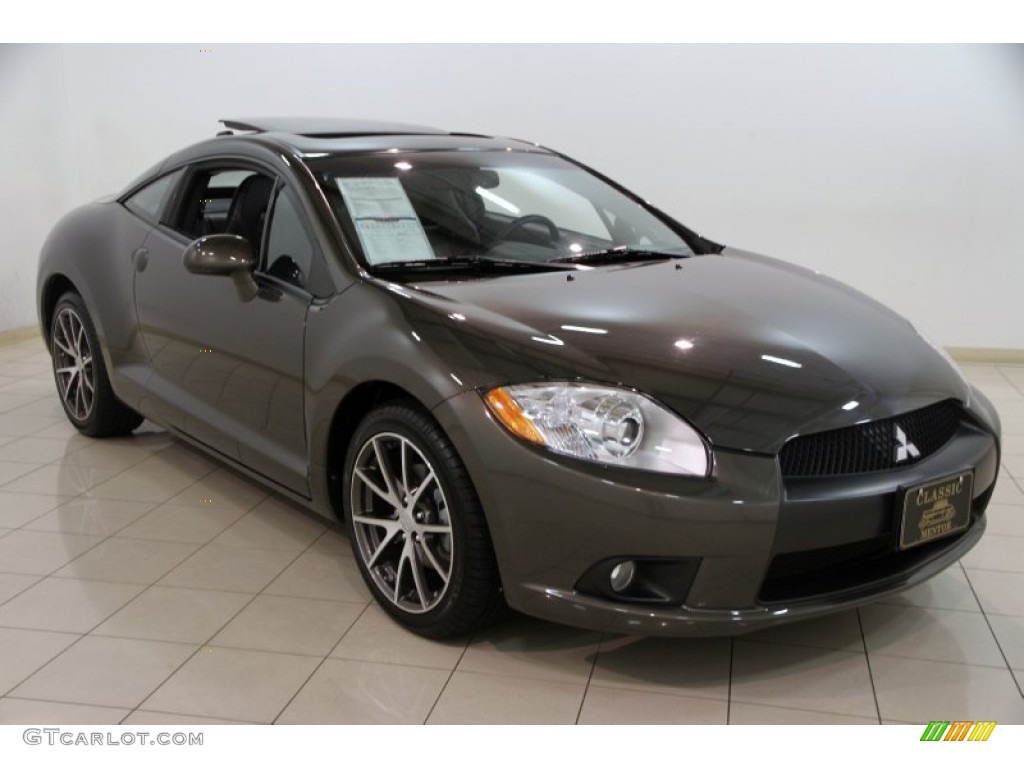2011 Eclipse GS Sport Coupe - Carbon Pearl / Dark Charcoal photo #1