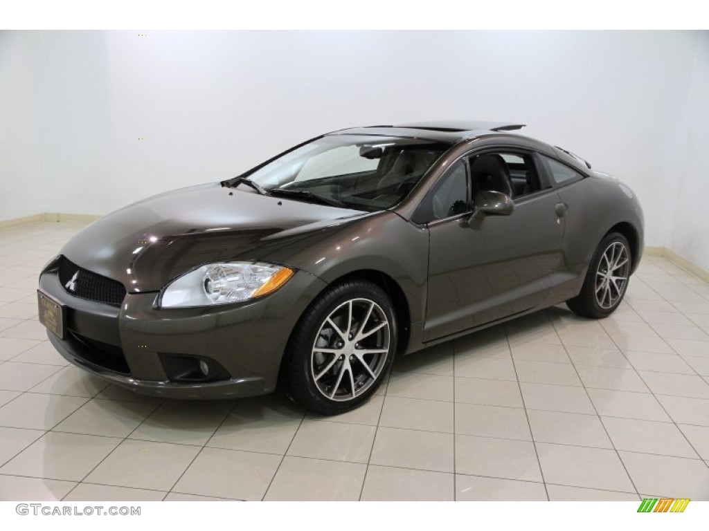 2011 Eclipse GS Sport Coupe - Carbon Pearl / Dark Charcoal photo #3