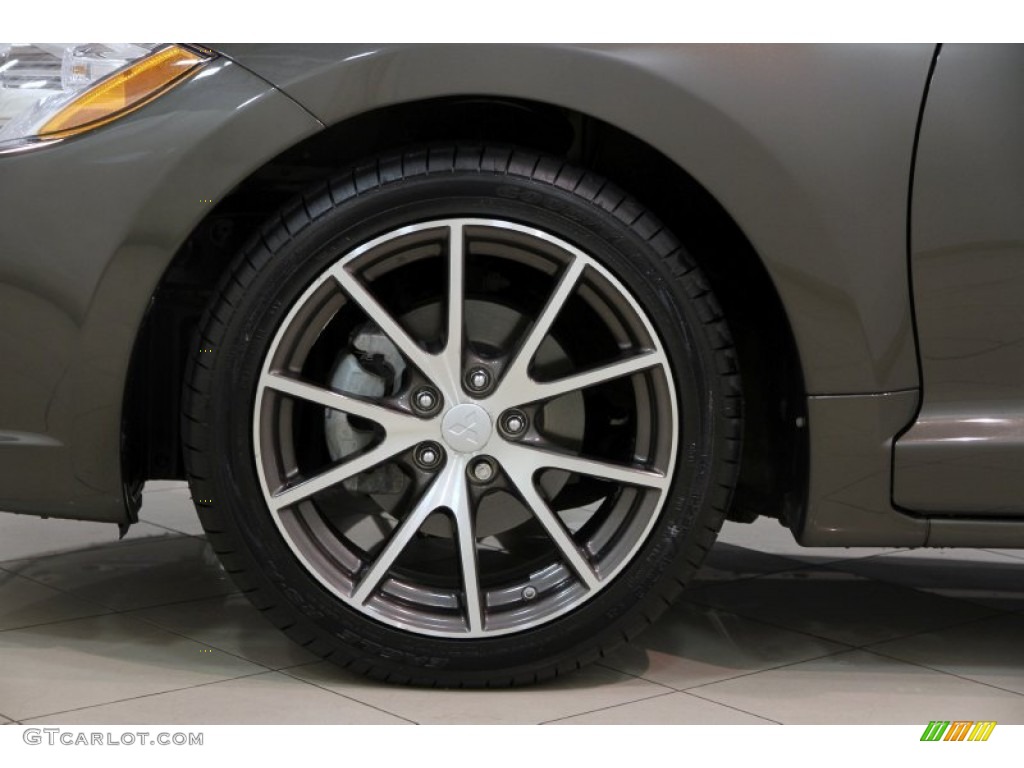 2011 Eclipse GS Sport Coupe - Carbon Pearl / Dark Charcoal photo #18