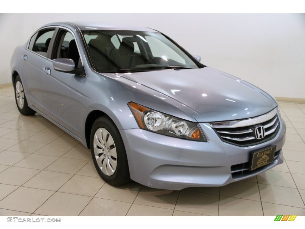 2011 Accord LX Sedan - Celestial Blue Metallic / Black photo #1