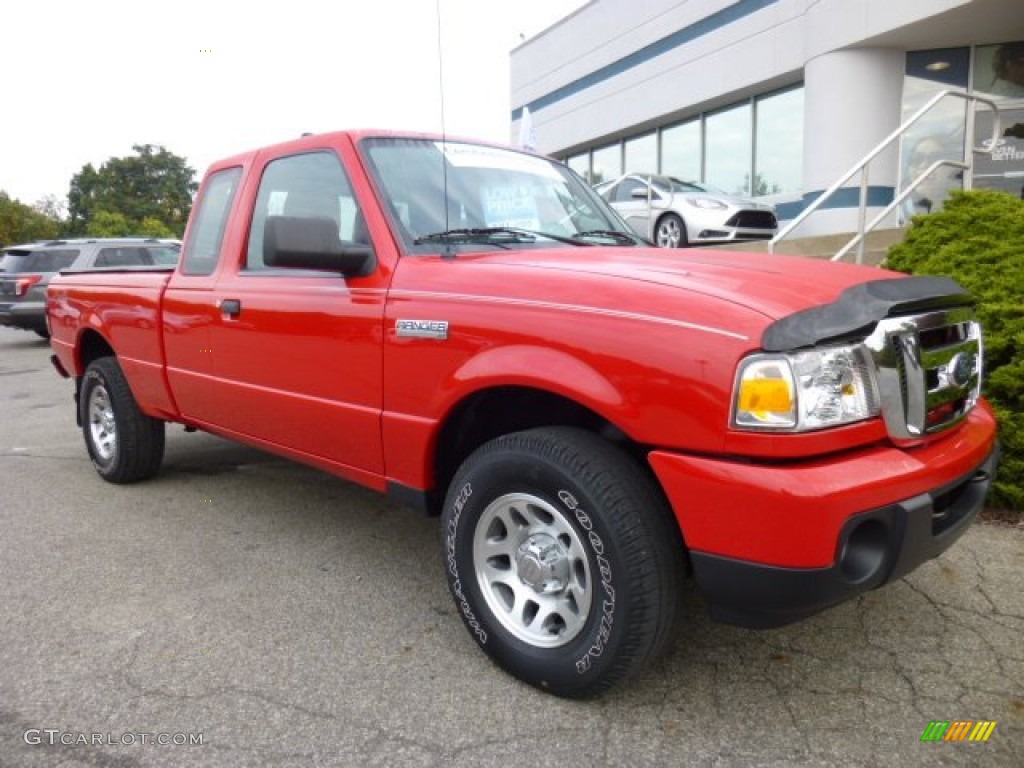 Torch Red 2010 Ford Ranger XLT SuperCab 4x4 Exterior Photo #86307087