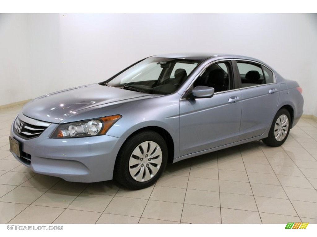 2011 Accord LX Sedan - Celestial Blue Metallic / Black photo #3