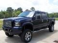 2005 True Blue Metallic Ford F250 Super Duty Harley Davidson Crew Cab 4x4  photo #7