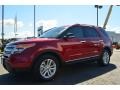 2014 Ruby Red Ford Explorer XLT  photo #3