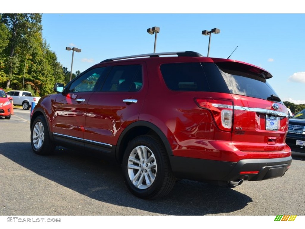 2014 Explorer XLT - Ruby Red / Medium Light Stone photo #22