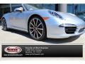 Rhodium Silver Metallic - 911 Carrera 4S Cabriolet Photo No. 1