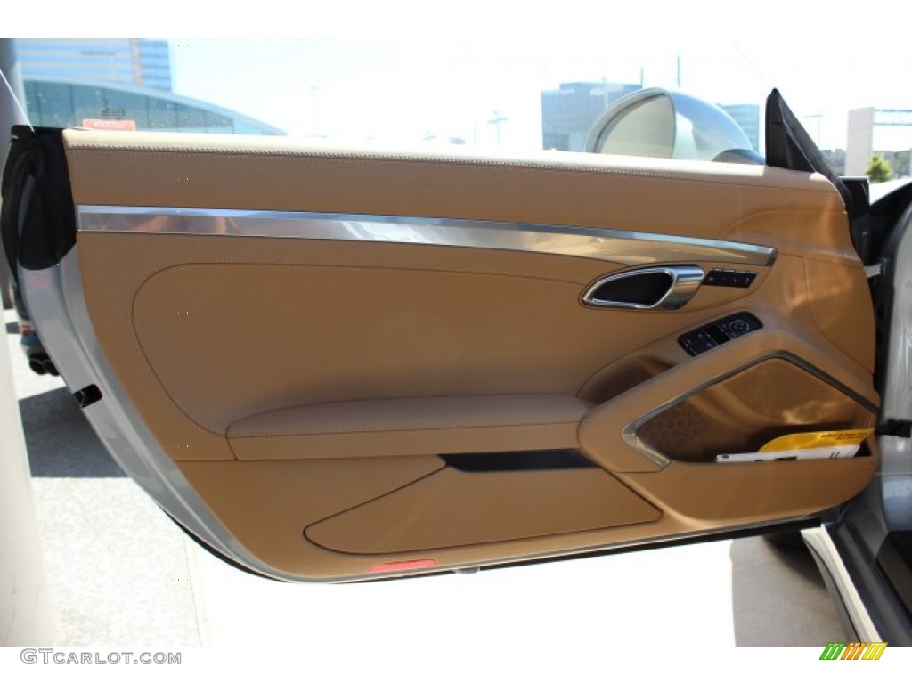 2014 911 Carrera 4S Cabriolet - Rhodium Silver Metallic / Luxor Beige photo #11