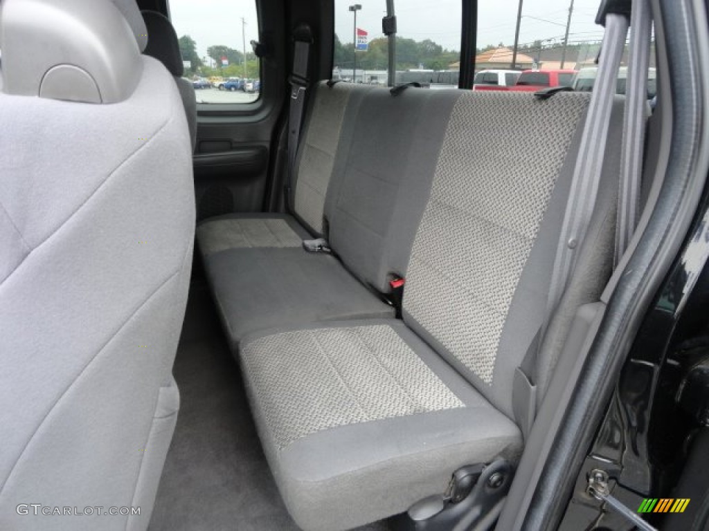 2004 F150 XLT Heritage SuperCab 4x4 - Black / Heritage Graphite Grey photo #9