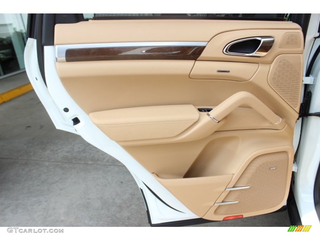 2014 Porsche Cayenne Standard Cayenne Model Luxor Beige Door Panel Photo #86309475