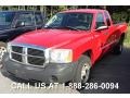 2005 Flame Red Dodge Dakota ST Club Cab  photo #1