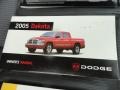 2005 Flame Red Dodge Dakota ST Club Cab  photo #9