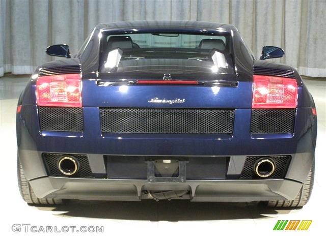 2006 Gallardo Coupe E-Gear - Blu Fontus / 2-Tone Grey and Black photo #16