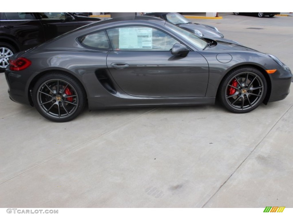 Agate Grey Metallic 2014 Porsche Cayman S Exterior Photo #86310585