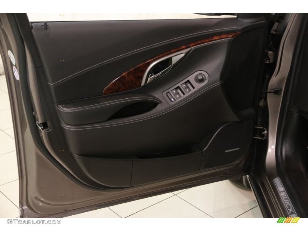 2012 Buick LaCrosse FWD Ebony Door Panel Photo #86310981