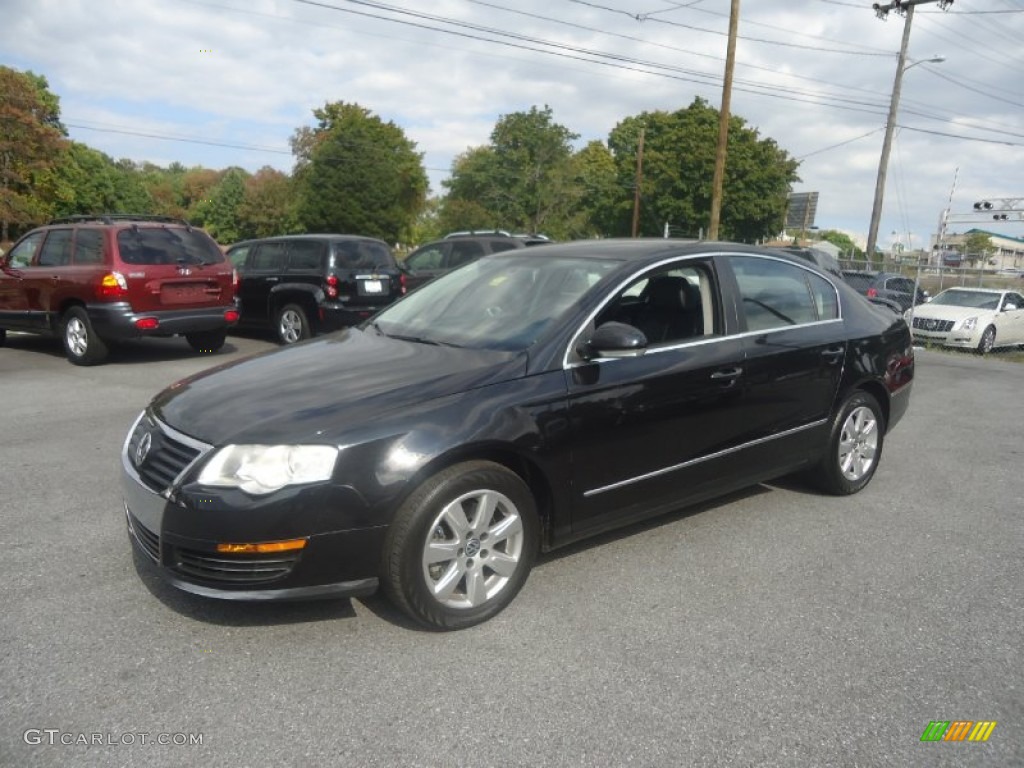 Deep Black 2008 Volkswagen Passat Turbo Sedan Exterior Photo #86311537