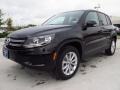 2014 Deep Black Metallic Volkswagen Tiguan SE  photo #3