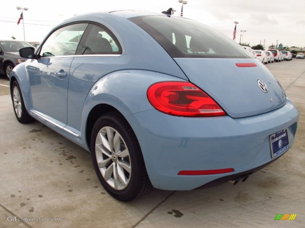 2014 Beetle TDI - Denim Blue / Titan Black photo #4