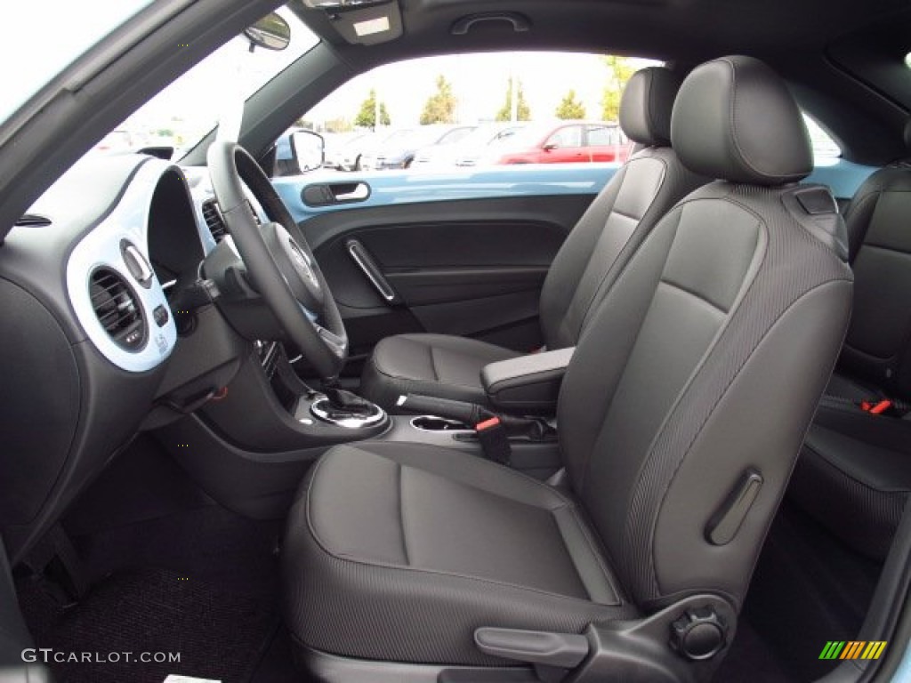 Titan Black Interior 2014 Volkswagen Beetle TDI Photo #86312229