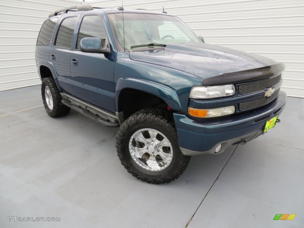 2005 Tahoe Z71 4x4 - Bermuda Blue Metallic / Gray/Dark Charcoal photo #1