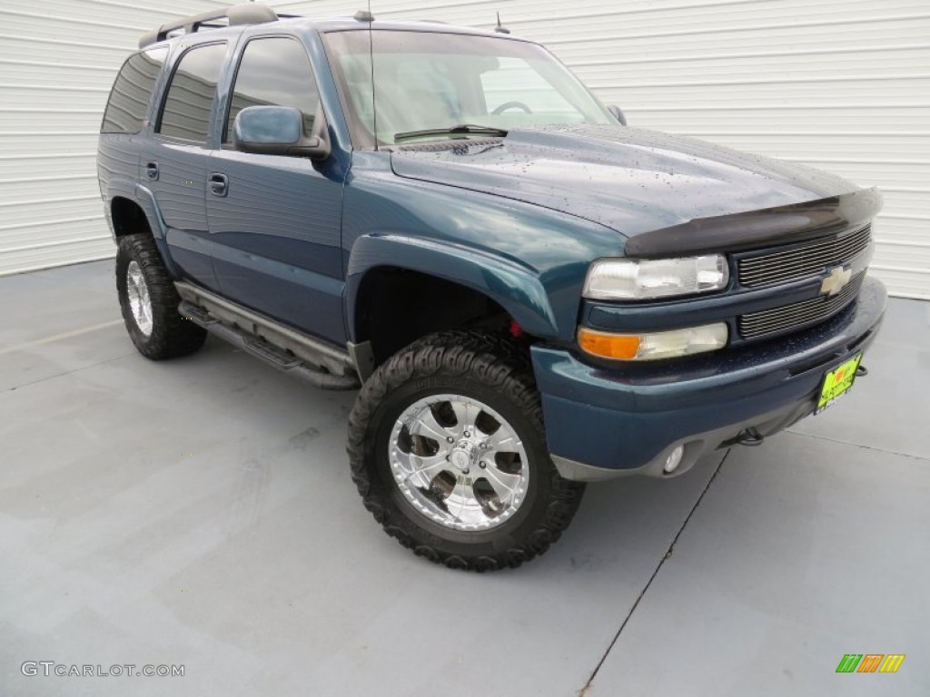 2005 Tahoe Z71 4x4 - Bermuda Blue Metallic / Gray/Dark Charcoal photo #2